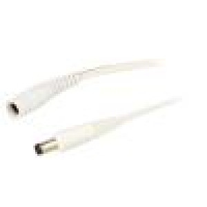 Cable DC 5,5/2,1 socket,DC 5,5/1,7 plug straight 0.5mm2 0.5m