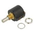 Potentiometer: shaft multiturn 1kΩ 2W ±3% 6.35mm linear IP50