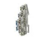 Splice terminal: rail 0.08÷2.5mm2 spring clamp Width: 5.2mm