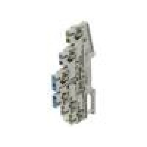 Splice terminal: rail 0.08÷2.5mm2 spring clamp Width: 5.2mm