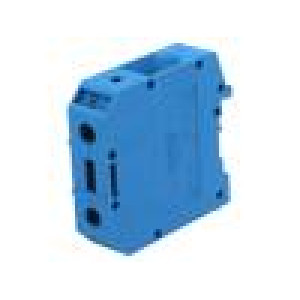 Splice terminal: rail UKH 50mm2 ways: 1 terminals: 2 blue 1kV