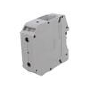 Splice terminal: rail UKH 95mm2 ways: 1 terminals: 2 grey 1kV