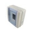 Enclosure: for modular components IP65 light grey No.of mod: 8