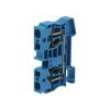 Splice terminal: rail 0.2÷16mm2 ways: 1 terminals: 2 blue TS35