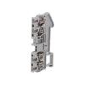 Splice terminal: rail 0.08÷1.5mm2 ways: 1 terminals: 4 grey