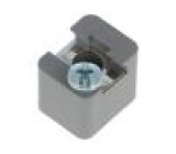 Fixing element for rail connectors