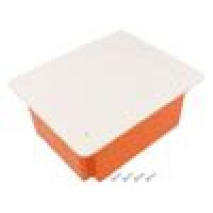 Enclosure: back box X: 145mm Y: 175mm Z: 141mm ABS IP20 orange