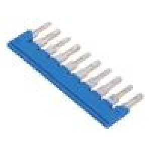 Comb bridge ways: 10 blue Width: 8mm UL94V-0