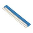 Comb bridge ways: 20 blue Width: 6mm UL94V-0