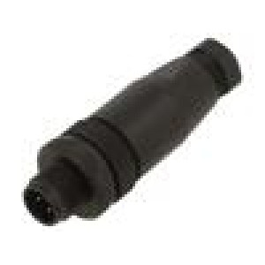 Plug M12 PIN: 4 male A code-DeviceNet / CANopen for cable