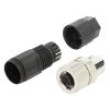 Plug M12 PIN: 4 female A code-DeviceNet / CANopen for cable