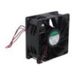 Fan: DC axial 12VDC 92x92x38mm 234.63m3/h 69.5dBA Len: 3m