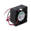 Fan: DC axial 12VDC 25x25x10mm 2.04m3/h 24.8dBA Vapo Len: 1.5m