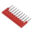 Comb bridge ways: 10 red Width: 4mm UL94V-0