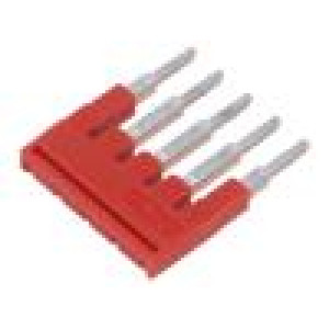 Comb bridge ways: 5 red Width: 4mm UL94V-0