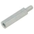 Screwed spacer sleeve 30mm Int.thread: M5 Ext.thread: M5
