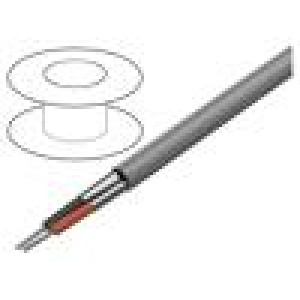 Wire Alpha Essential C&C 2x24AWG shielded,Al-PET foil PVC