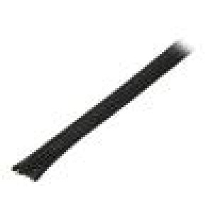 BMGCP006MNE Polyester conduit ØBraid : 3÷9,nom.6mm polyester black L: 100m