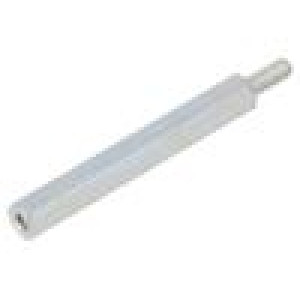 Screwed spacer sleeve 50mm Int.thread: M4 Ext.thread: M4