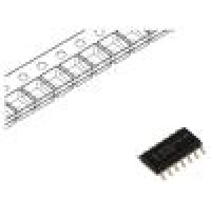 CD74HC74M96 IC: digital D flip-flop Ch: 2 SMD SO14 HC
