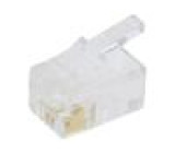 Plug RJ9 PIN: 4 Layout: 4p4c for cable IDC,crimped