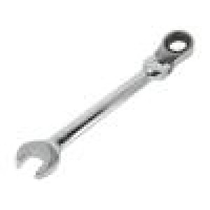 Wrench combination spanner,with ratchet,with joint 17mm