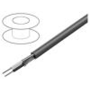 Wire Alpha Essential C&C 2x24AWG shielded,Al-PET foil PVC