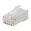 Plug RJ45 PIN: 8 Cat: 5e shielded Layout: 8p8c for cable
