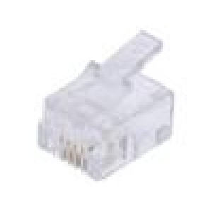 Plug RJ11 PIN: 4 Layout: 6p4c for cable IDC,crimped