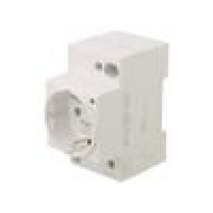 F-type socket (Schuko) 250VAC 16A DIN ACTI9