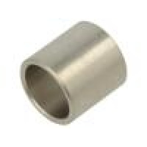 Spacer sleeve 6mm cylindrical stainless steel Out.diam: 12mm