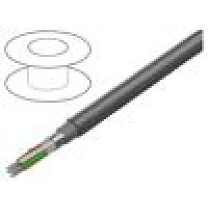 Wire Xtra Guard® Flex 7x22AWG Al foil,tinned copper braid