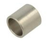 Spacer sleeve 12mm cylindrical stainless steel Out.diam: 17mm