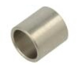 Spacer sleeve 8mm cylindrical stainless steel Out.diam: 12mm