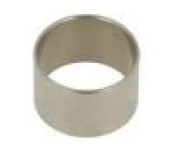 Spacer sleeve 14mm cylindrical stainless steel Out.diam: 22mm