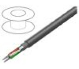 Wire Xtra Guard® Flex 4x22AWG Al foil,tinned copper braid