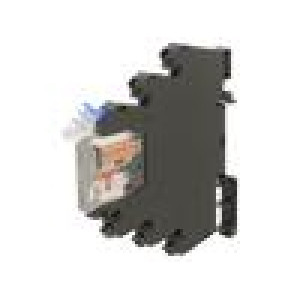 Relay: interface SPDT Ucoil: 24VDC 6A 6A/250VAC 6A/30VDC DIN