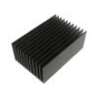 Heatsink: extruded grilled black L: 150mm W: 100mm H: 60mm