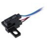 Sensor: photoelectric through-beam (with slot) DARK-ON 20mA