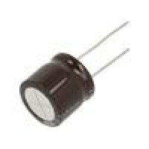 Capacitor: electrolytic low ESR THT 100uF 100VDC Ø16x15mm