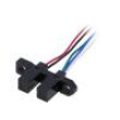 Sensor: photoelectric through-beam (with slot) DARK-ON 20mA