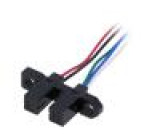 Sensor: photoelectric through-beam (with slot) DARK-ON 20mA