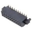 10+10 Pos. Female DIL Vertical SMT Conn.