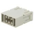 Connector: HDC module male MIXO PIN: 6 w/o contacts 16A