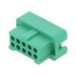 5+5 Pos. Female DIL Cable Housing for Latches