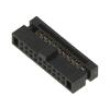 10+10 Pos. Female DIL Ribbon Cable Connector