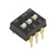 Switch: DIP-SWITCH Poles number: 3 ON-OFF 0.025A/24VDC Pos: 2