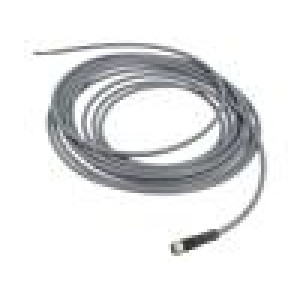Kabel: pro snímače/automatizaci M8 PIN: 3 přímý 5m zástrčka