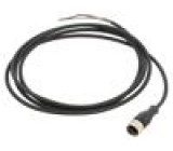 Kabel: pro snímače/automatizaci UNF 1/2-20 PIN: 3 přímý 2m