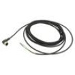 Kabel: pro snímače/automatizaci UNF 1/2-20 PIN: 3 úhlový 5m